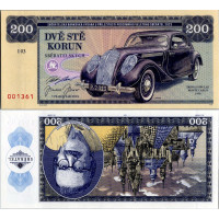 Nota de Gábriš, 200 Kč, N/UNC, 2023