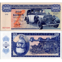 Nota de Gábriš, 100 Kč, G 03, N/UNC, 2022, serie G, 03