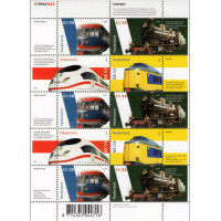 Hojita bloque Países Bajos, Mi.2338-2341KB (SG 2474b), MNH, 10 €