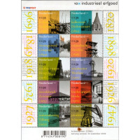 Bloco Países Baixos, Mi.2033-2042KB (SG 2251a), MNH, com manchas