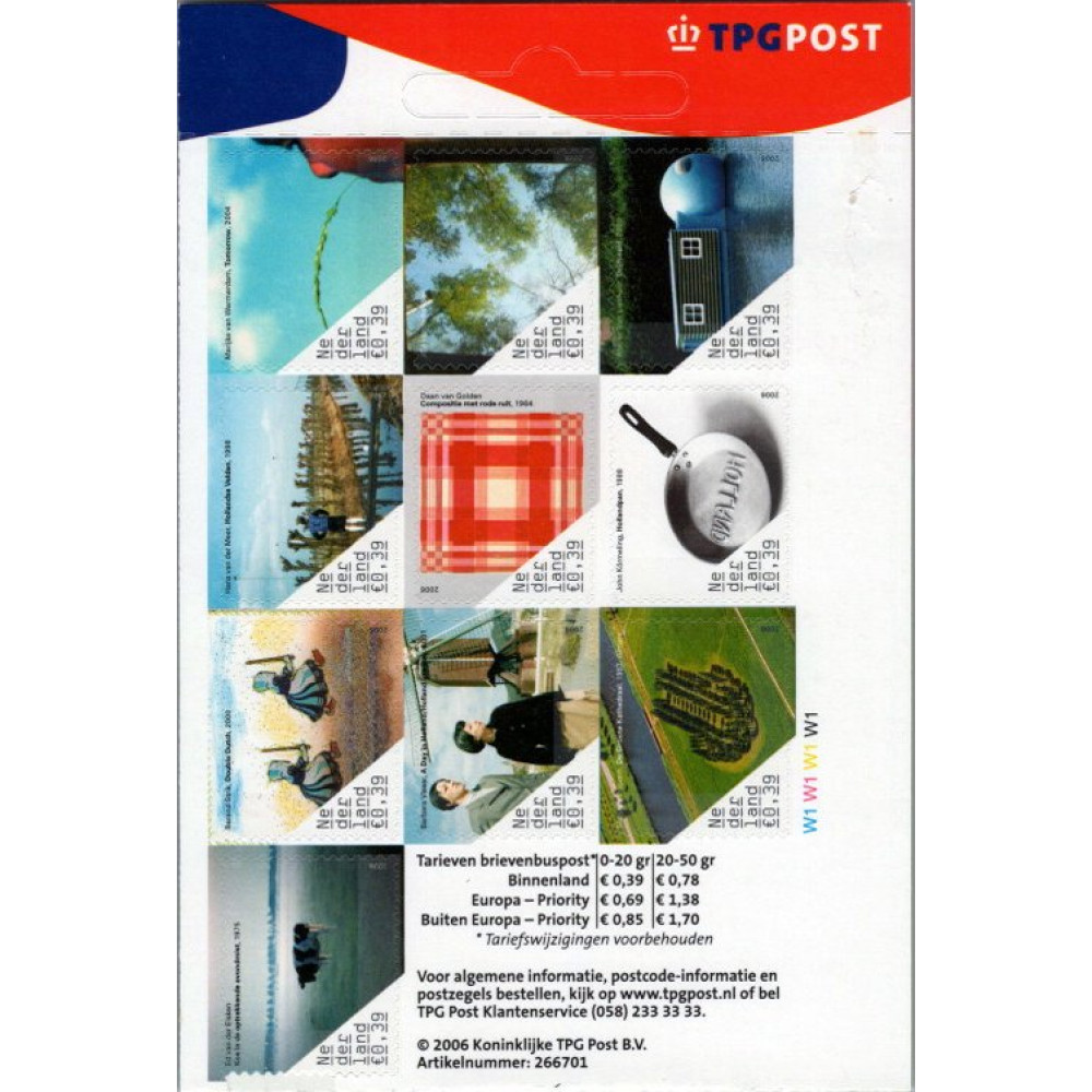 Carnet de sellos Países Bajos, Mi.2370 (SG 2500), MNH, 0.39 €