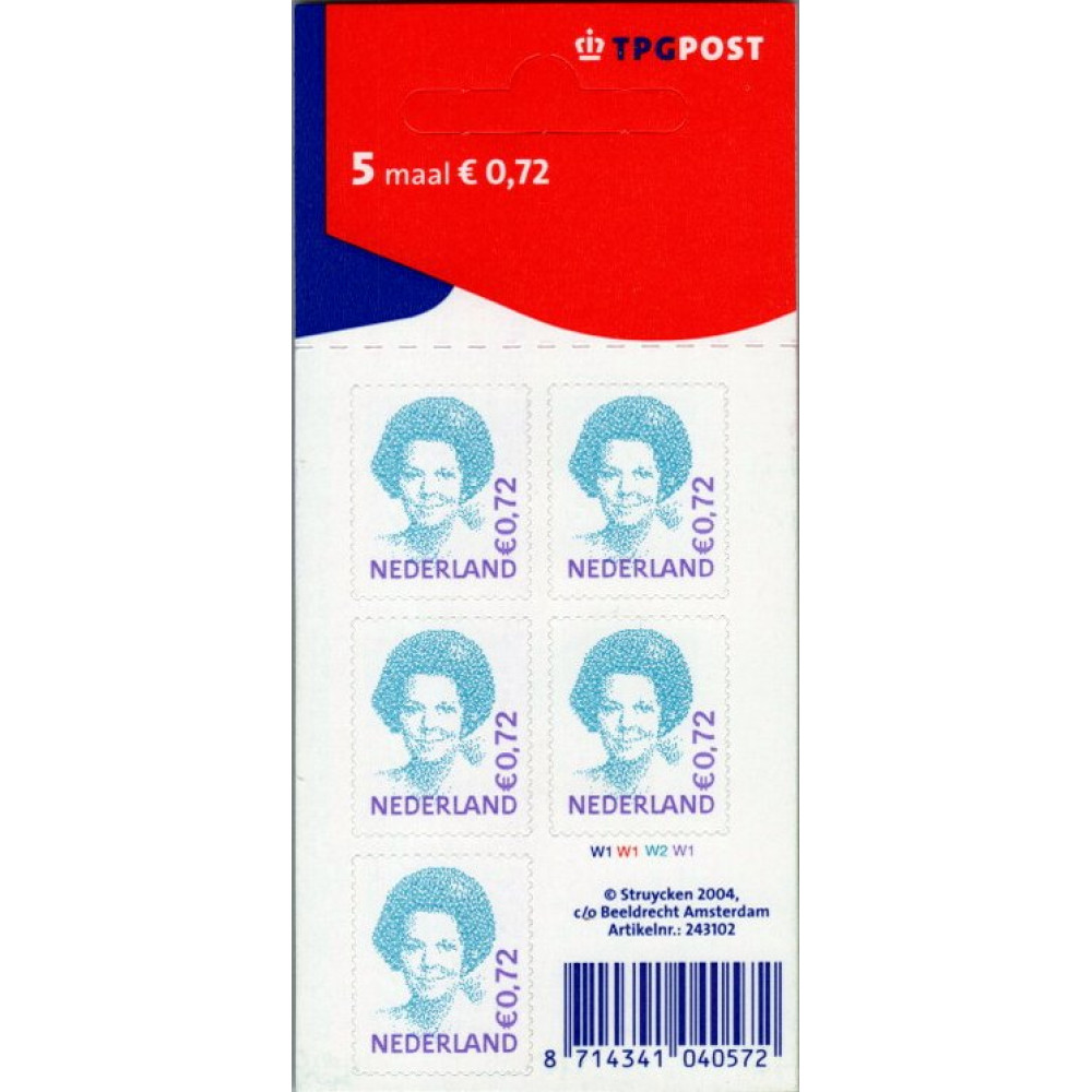 Známkový sešítek Nizozemsko, Mi.2190FB (SG 2187a)**