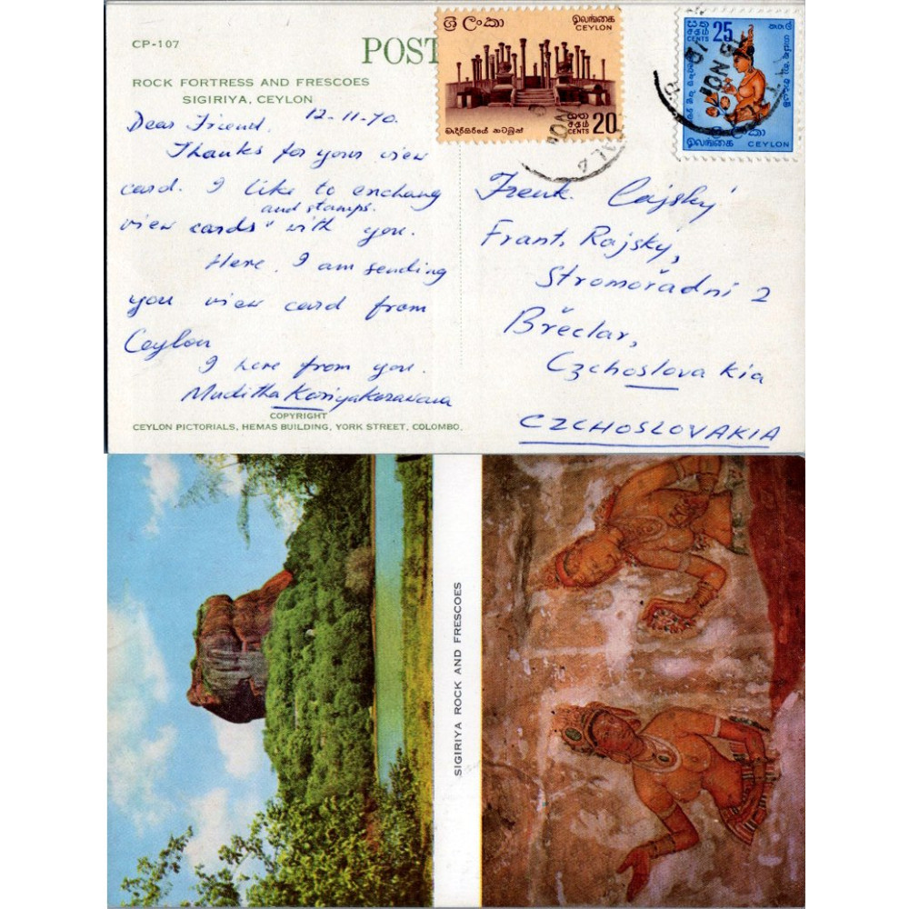 Brief Asien#, Ceylon