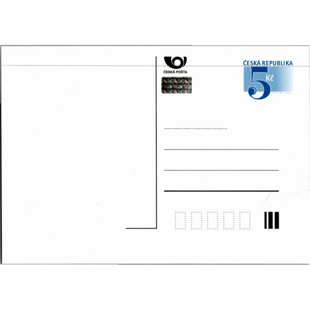 Dopisnice / CDV ČR, Pof.CDV52(*), 5 Kč