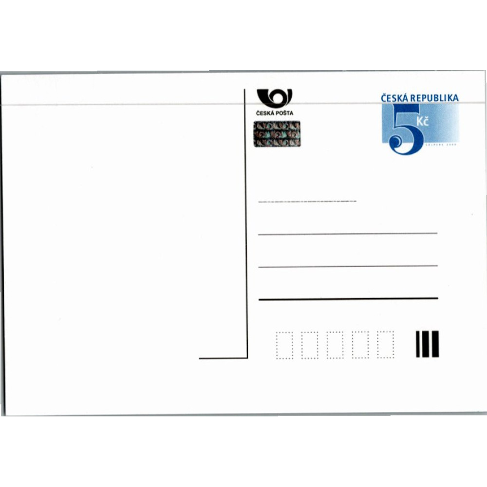 Dopisnice / CDV ČR, Pof.CDV52(*), 5 Kč