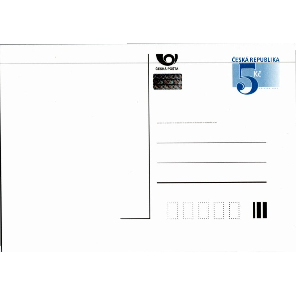 Dopisnice / CDV ČR, Pof.CDV52(*), 5 Kč