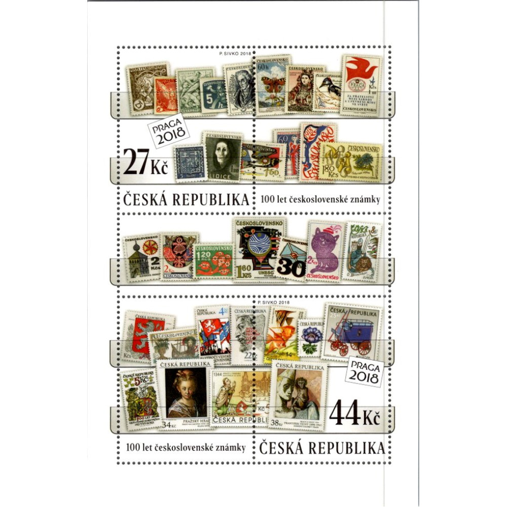 Block Czechia, Pof.A982/3 (Mi. BL69), MNH, 71 Kč