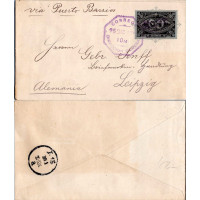 Envelope circulado Correio marítimo, Usado #, Guatemala
