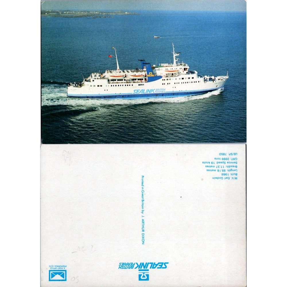 Cartão-postal , (*), Reino Unido, “Sealink Ferries”