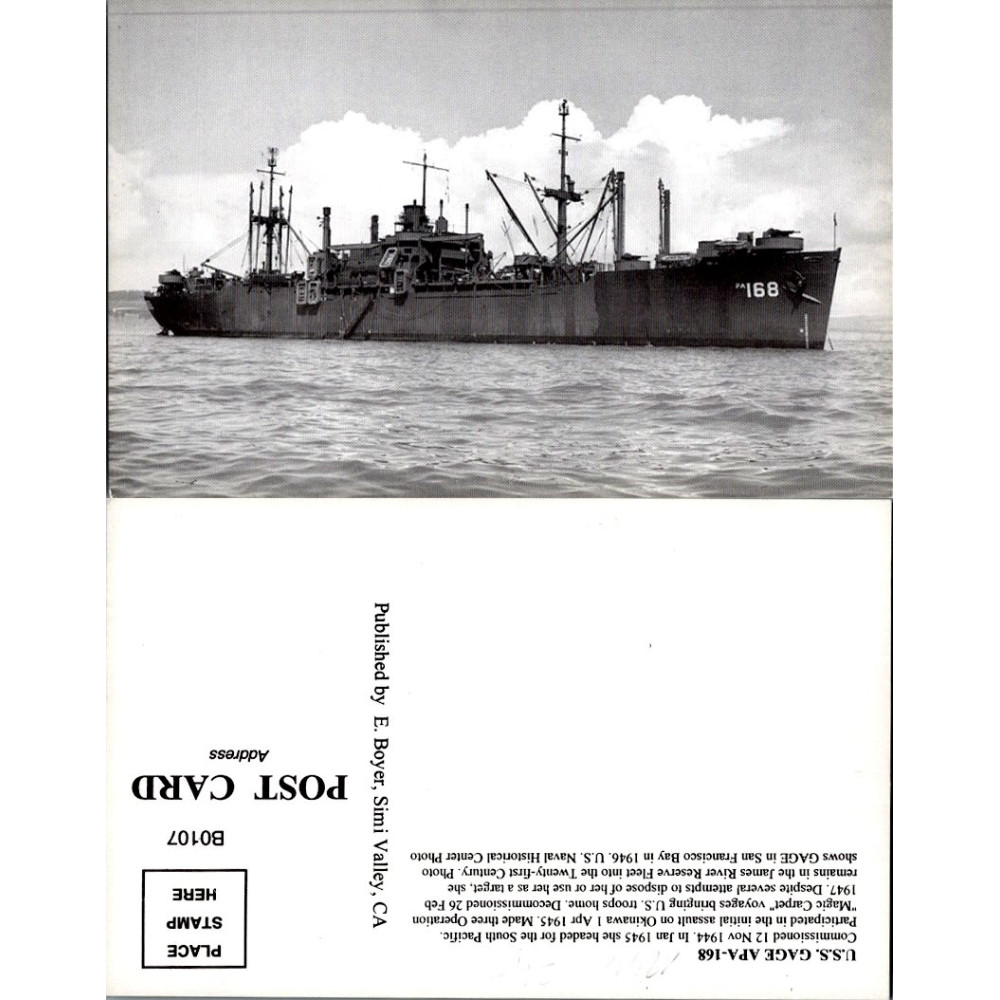 Cartão-postal , (*), Estados Unidos, Marinha dos EUA