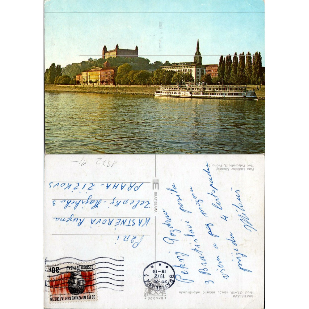 Cartão-postal , (*), República Socialista Checoslovaca, Bratislava