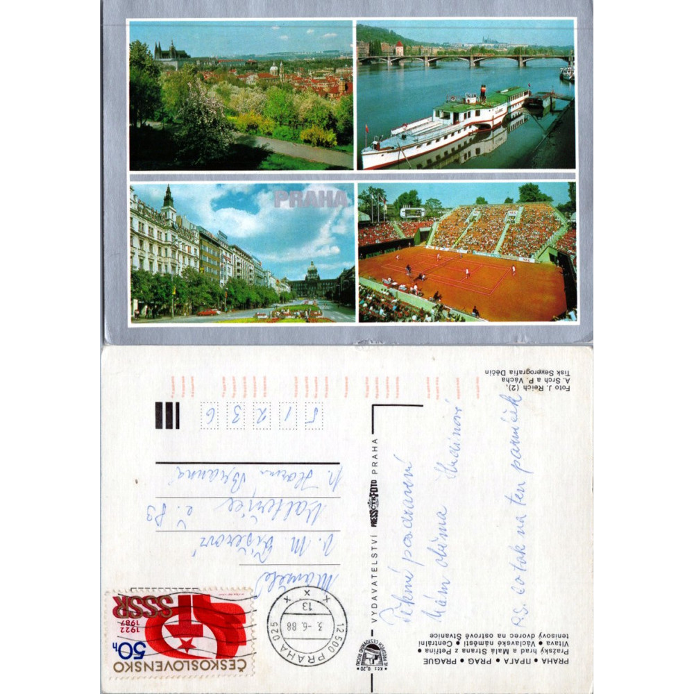 Postkarte (*), ČSSR, Prag