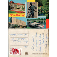 Cartão-postal , (*), República Socialista Checoslovaca, Piešťany