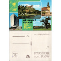 Cartão-postal , (*), República Socialista Checoslovaca, Mělnické Polabí