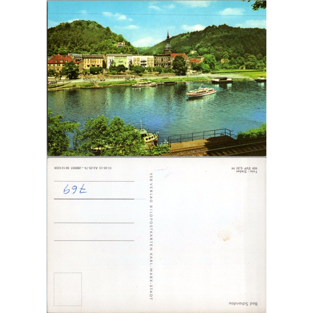Postkarte (*), DDR – Bad Schandau