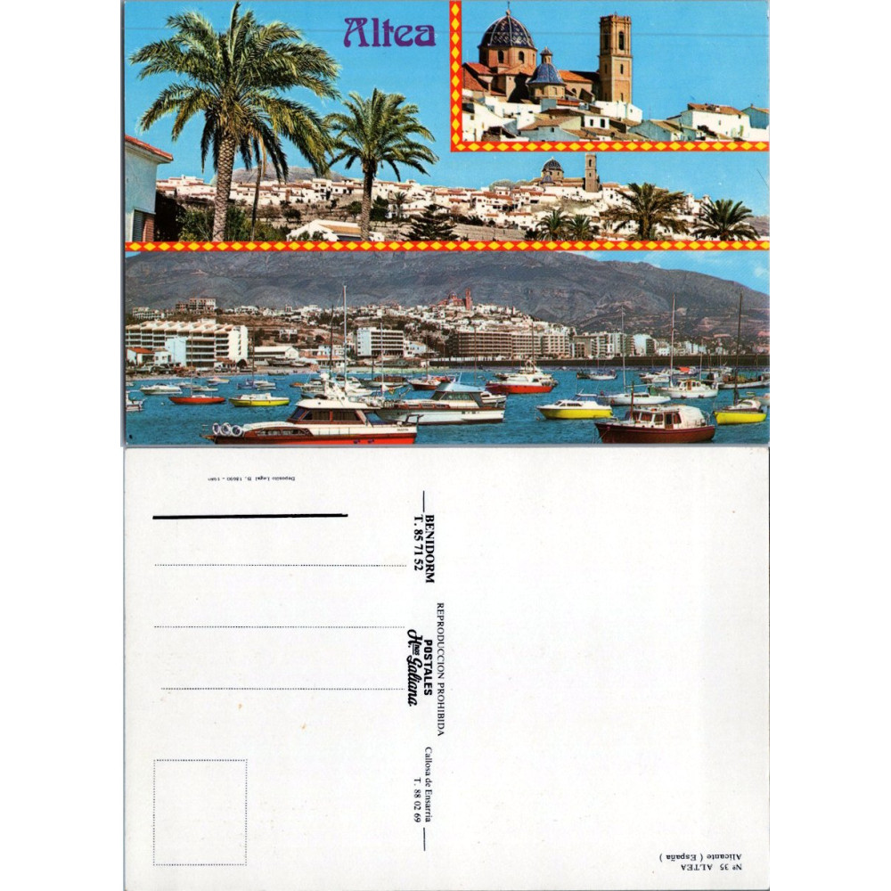 Postkarte (*), Spanien – Altea