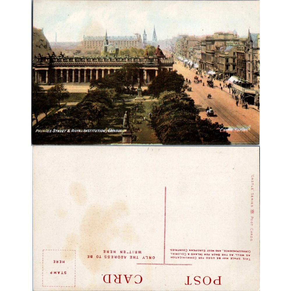 Tarjeta postal , (*), Reino Unido – Edimburgo