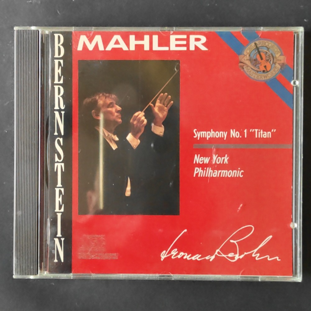 CD Mahler* - Bernstein*, New York Philharmonic - Symphony No. 1 "Titan", USED