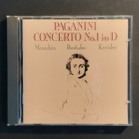 CD Yehudi Menuhin / Guila Bustabo / Fritz Kreisler – Paganini: Violin Concerto No.1 in D Major, Op.6, USED