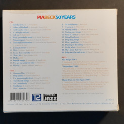 CD Pia Beck – 50 Years, Použ.