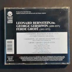 CD Leonard Bernstein – Gershwin: Rhapsody in Blue; An American in Paris; Grofé: Grand Canyon Suite, Použ.
