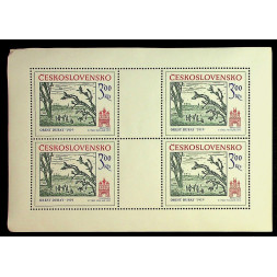 Block PL Tschechoslowakie, 3Kčs, Mi., MNH** 