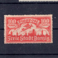 Známka Danzig, Mi.135 (SG 121)(*), 100 M