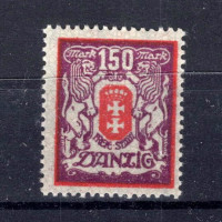 Selo Cidade Livre de Dantzig, Mi.129, MH, 150 M