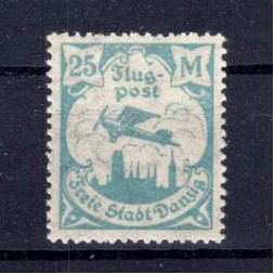 Známka Danzig, Mi.133 (SG 119)*, 25 M