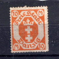 Známka Danzig, Mi.110 (SG 89)*, 10 M