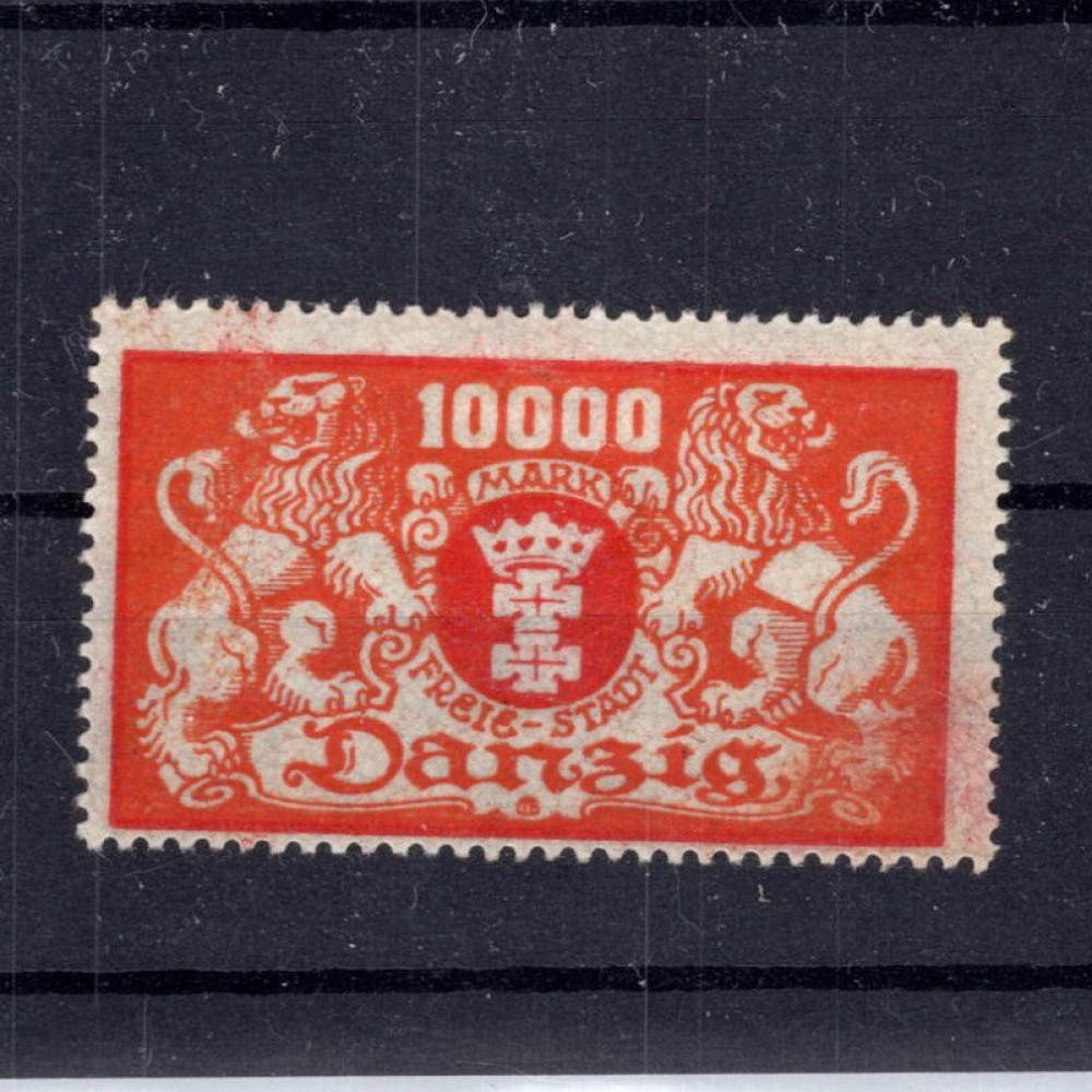 Briefmarke Frei Stadt Danzig, Mi.147 (SG 139)#, 10000 M