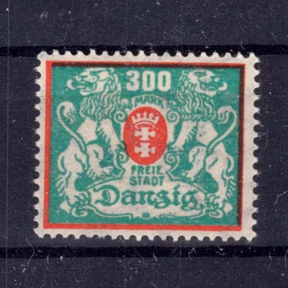 Známka Danzig, Mi.130 (SG 125)*, 300 M