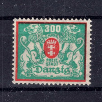 Známka Danzig, Mi.130 (SG 125)*, 300 M