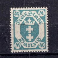 Známka Danzig, Mi.138 (SG 110)*, 40 M