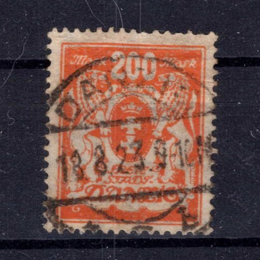 Známka Danzig, Mi.142 (SG 138)#, 200 M