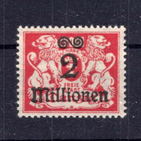 Selo Cidade Livre de Dantzig, Mi.165 (SG 149), MH, 2000000 M
