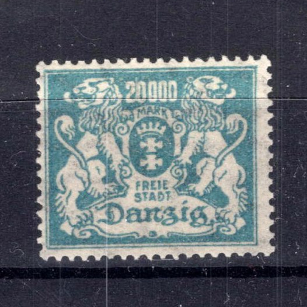 Známka Danzig, Mi.153 (SG 131)*, 20000 German