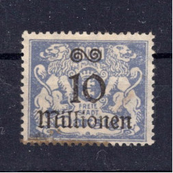 Známka Danzig, Mi.169 (SG 152)(*), 10 000 000 M