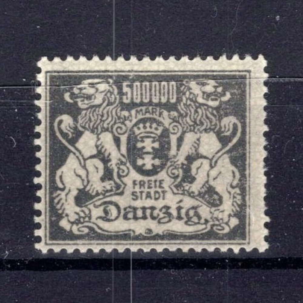 Známka Danzig, Mi.154 (SG 132)*, 50 000 M