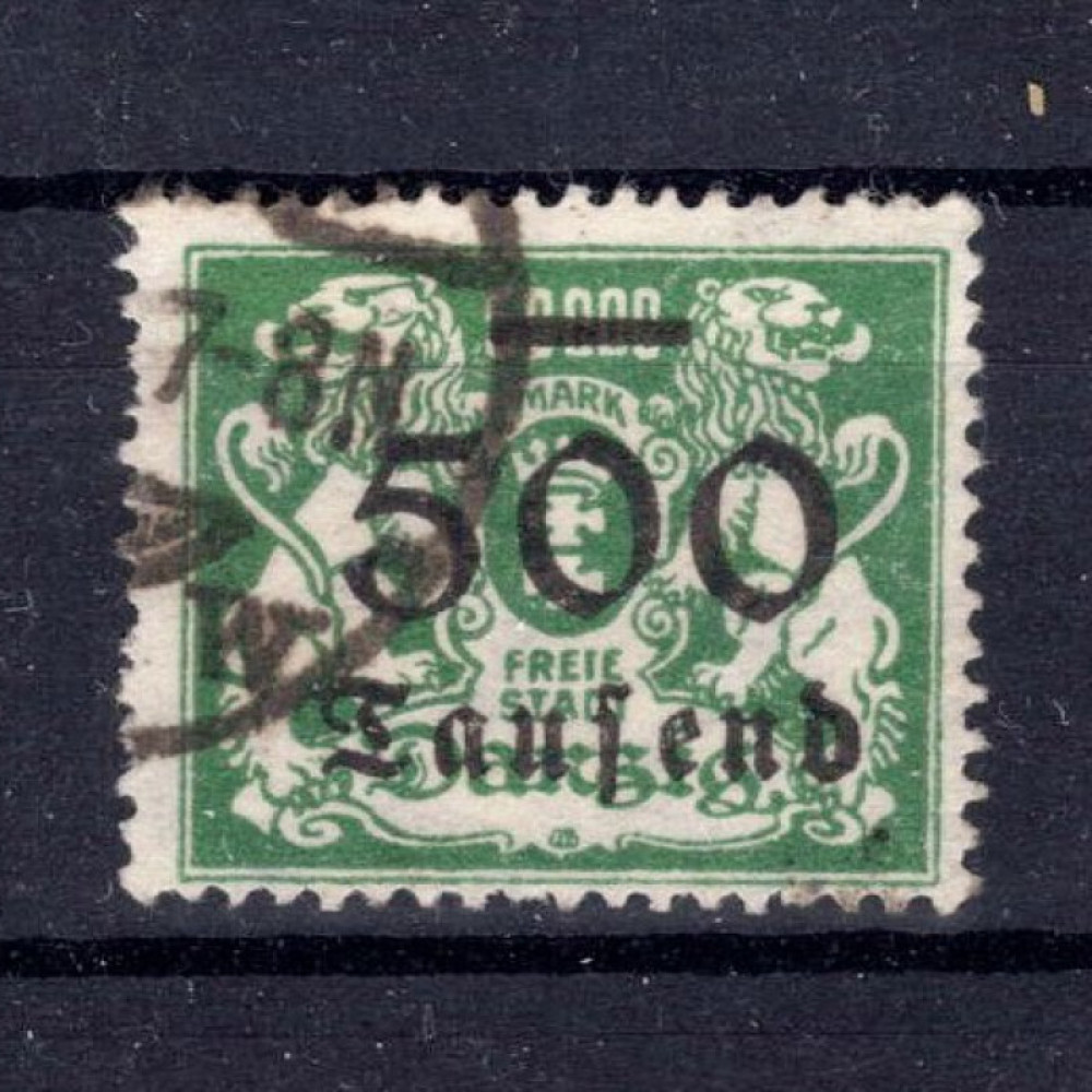 Známka Danzig, Mi.162 (SG 146)#, 500000 M