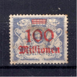 Sello Ciudad Libre de Dánzig, Mi.174 (SG 159), (*), 100000000 German