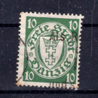 Selo Cidade Livre de Dantzig, Mi.194y (SG 179b), Usado #, 10 Pf