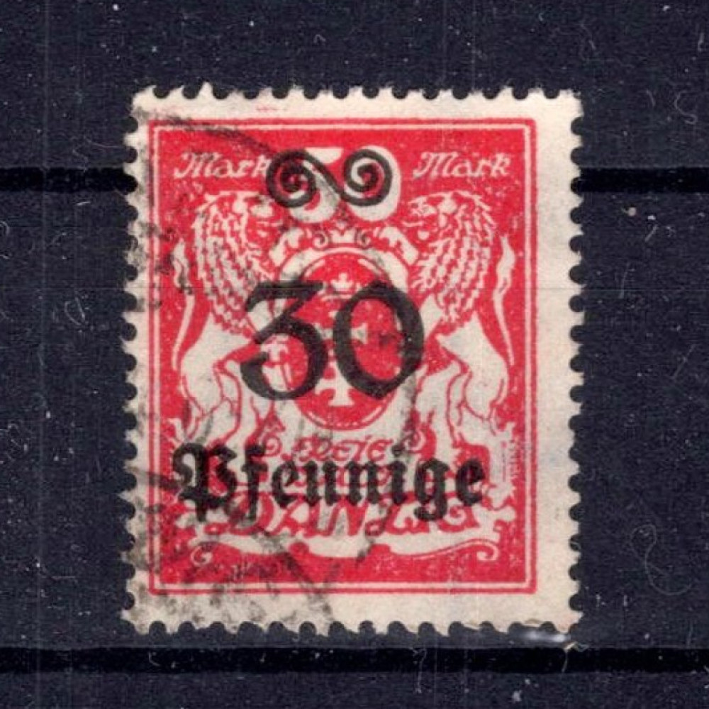 Stamp Danzig, Mi.185 (SG 170), Used #, 30 Pf