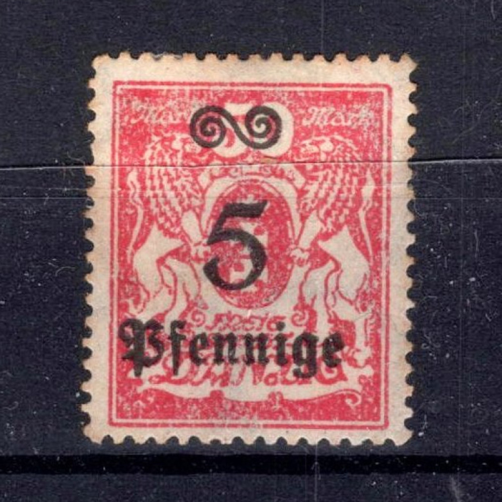 Stamp Danzig, Mi.181 (SG 166), MH, 5 Pf