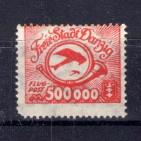 Známka Danzig, Mi.178 (SG 163)*, 500000 M