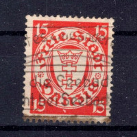 Briefmarke Frei Stadt Danzig, Mi.214y (SG 180b)#, 15 Pf