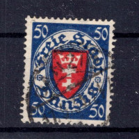 Briefmarke Frei Stadt Danzig, Mi.200x#, 50 Pf
