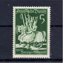Známka Danzig, Mi.302 (SG 281)*, 5 Pf