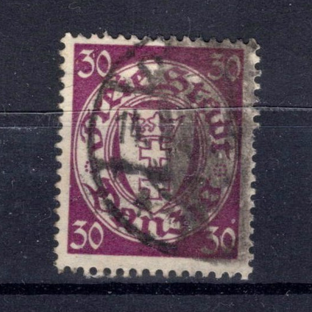 Stamp Danzig, Mi.247 (SG 186), MH, 30 Pf
