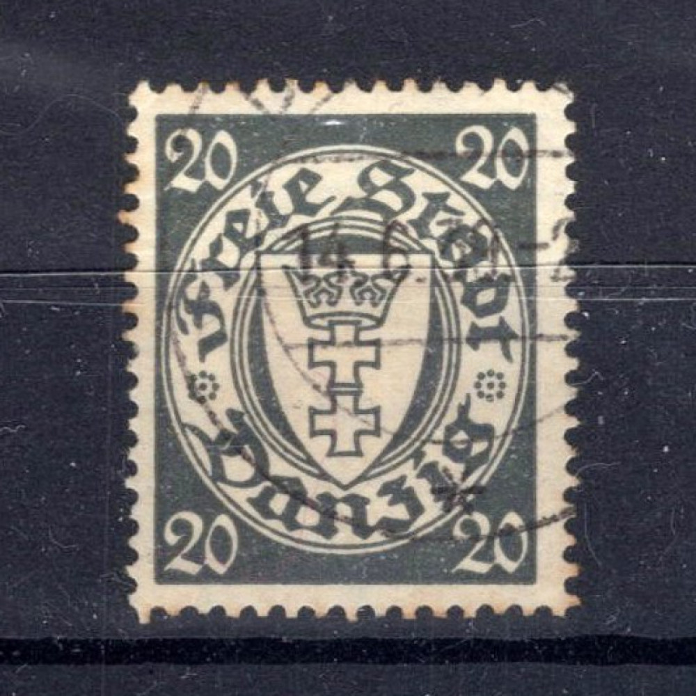Stamp Danzig, Mi.245 (SG 182), Used #, 20 Pf